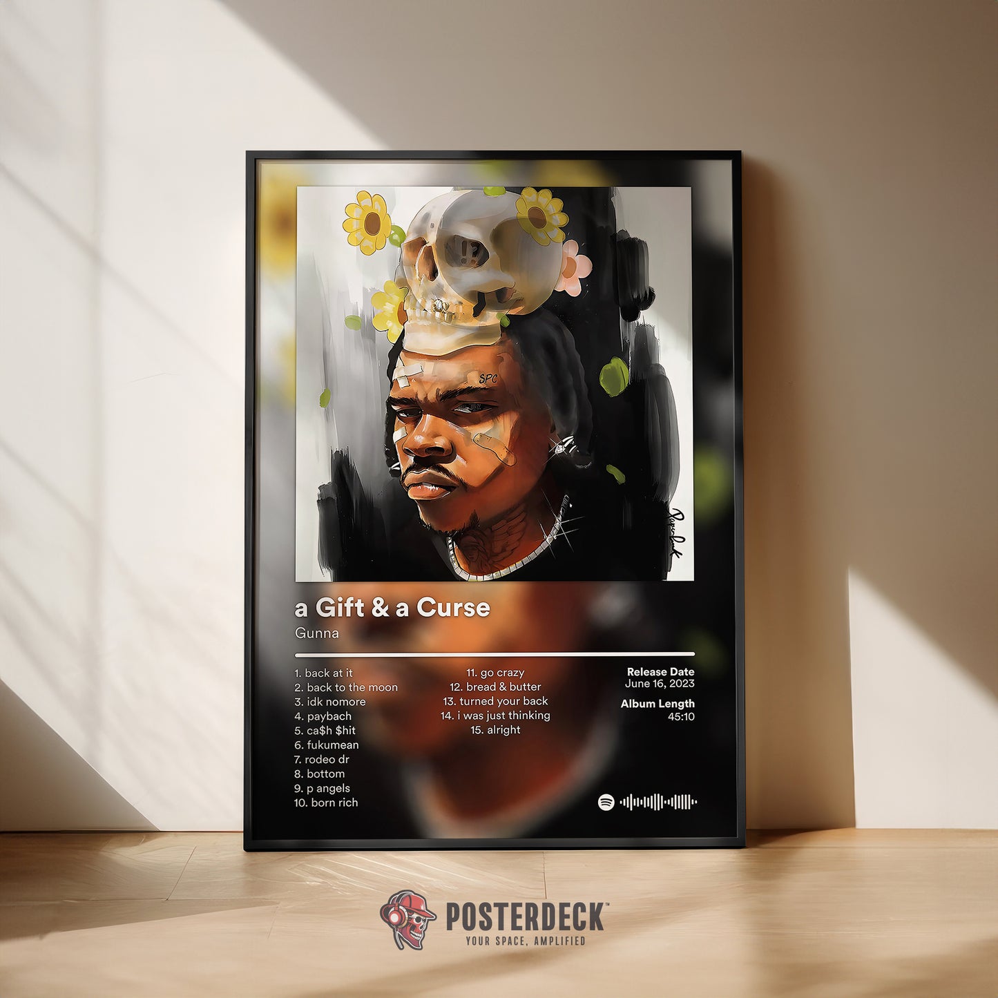 Gunna 'A Gift & A Curse' Album Poster