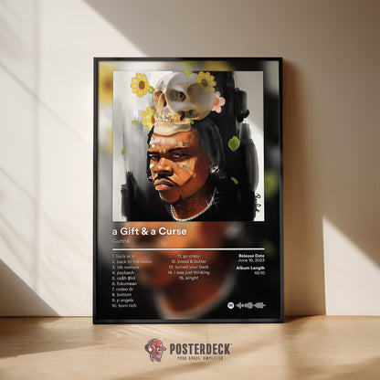 Gunna 'A Gift & A Curse' Album Poster