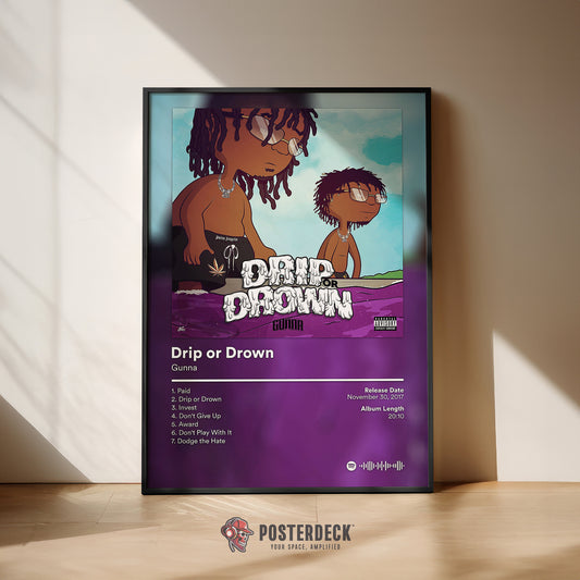 Gunna 'Drip Or Down' Album Poster