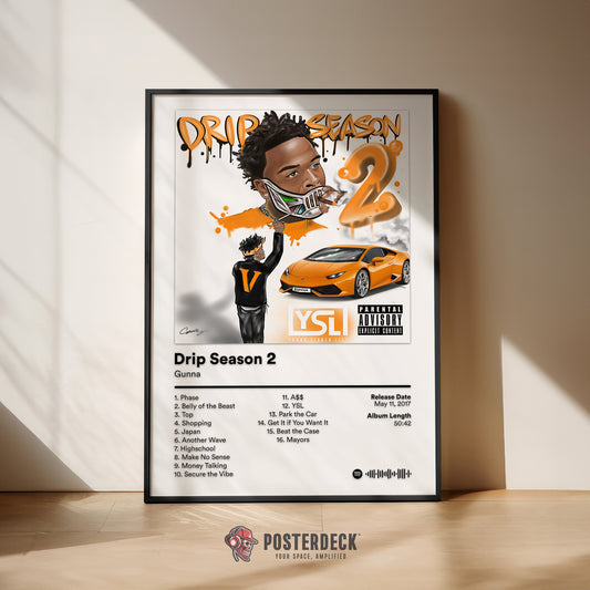 Gunna 'Drip Season 2' Album Poster