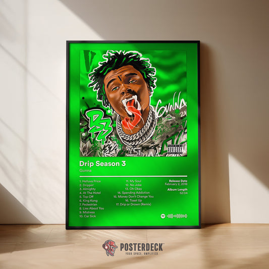 Gunna 'Drip Season 3' Album Poster