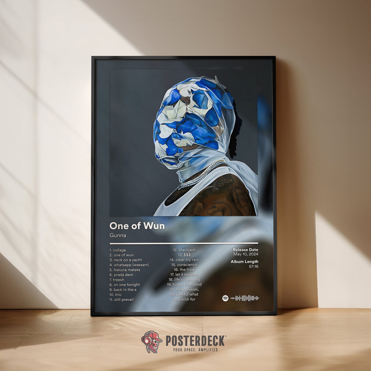 Gunna 'One Of Wun' Album Poster