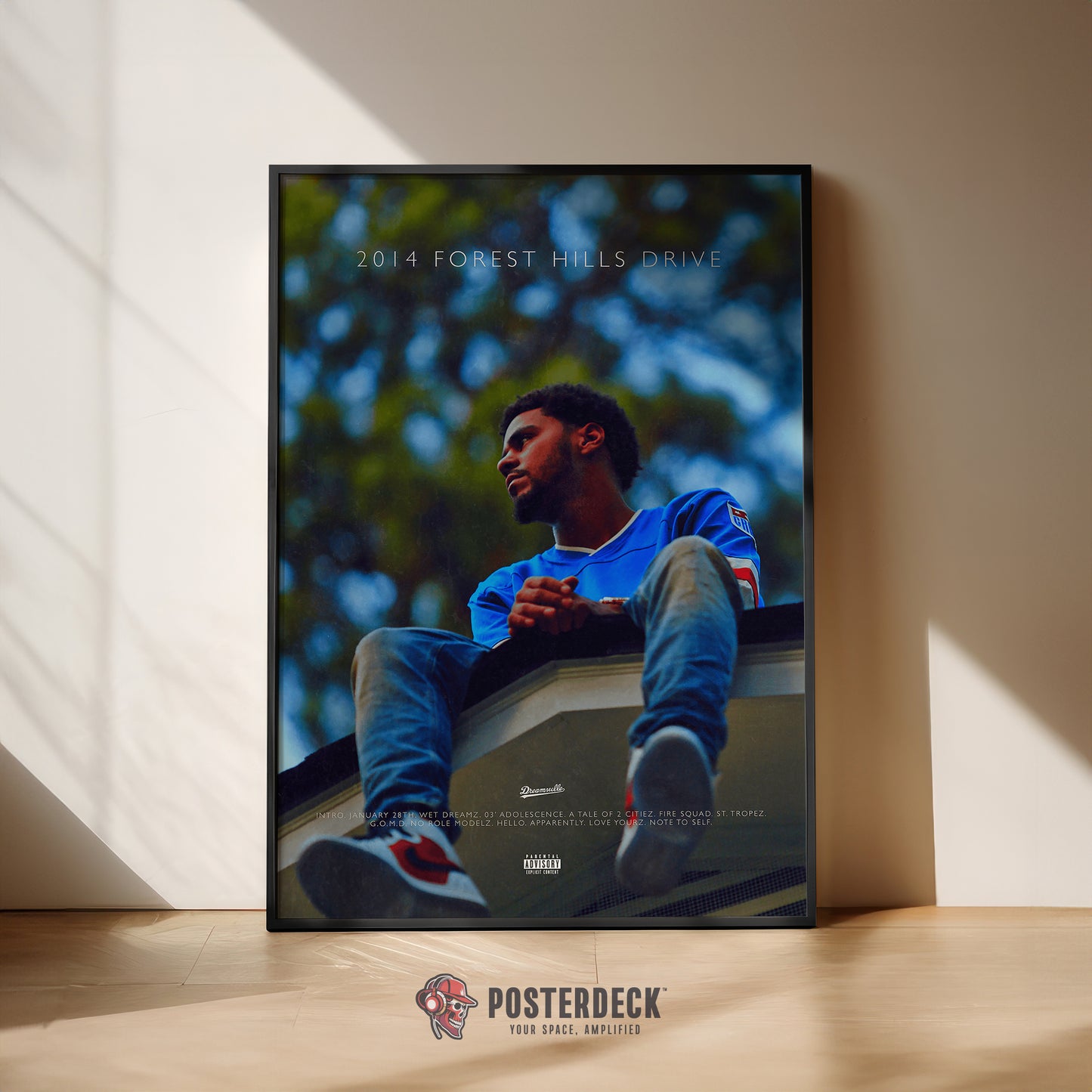 J. Cole '2014 Forest Hills Drive' Poster