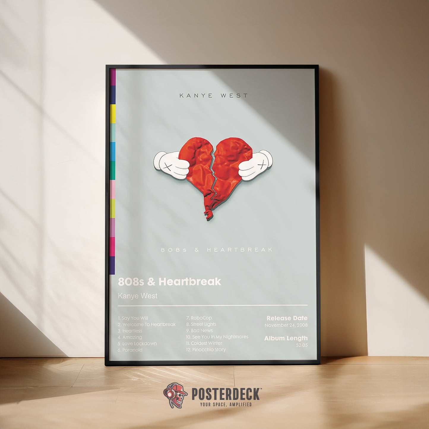 Kanye West '808s & Heartbreak' Album Poster