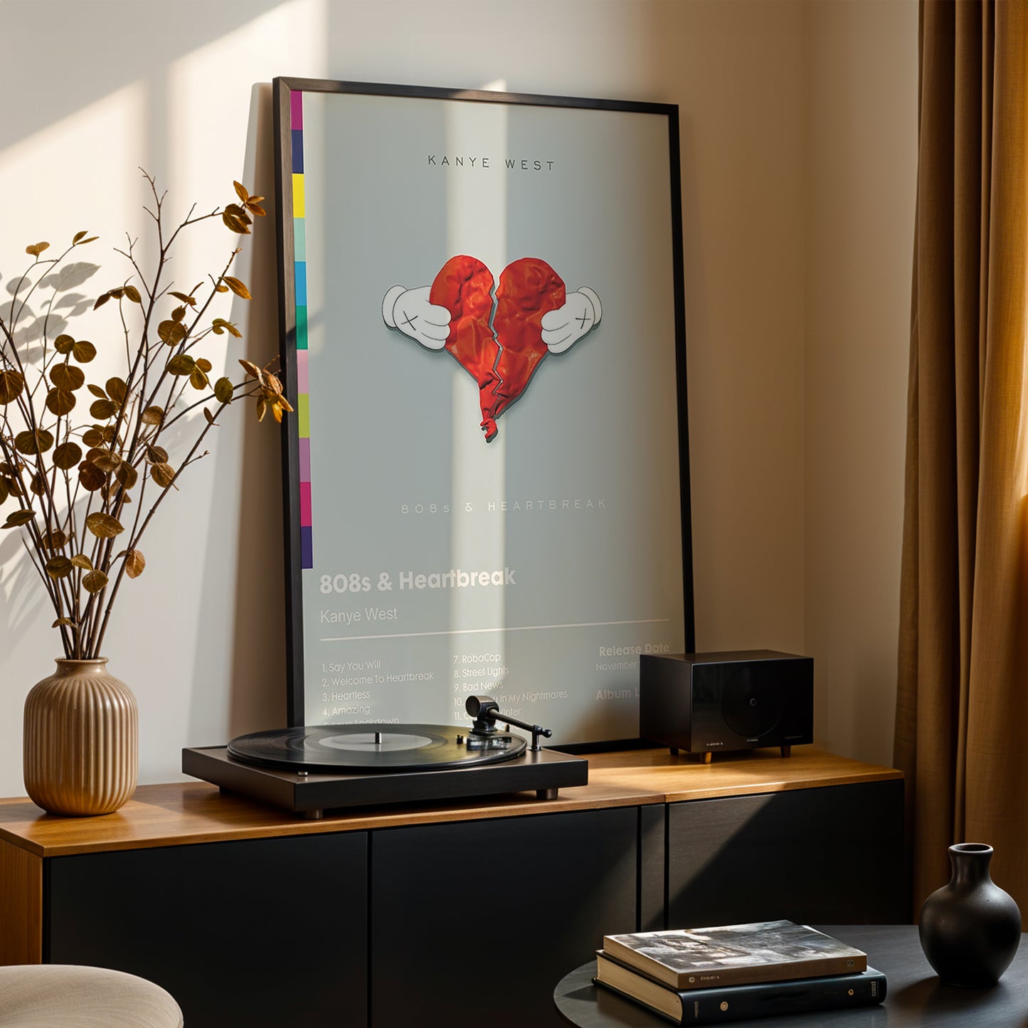 Kanye West '808s & Heartbreak' Album Poster