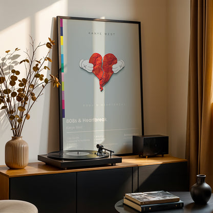 Kanye West '808s & Heartbreak' Album Poster
