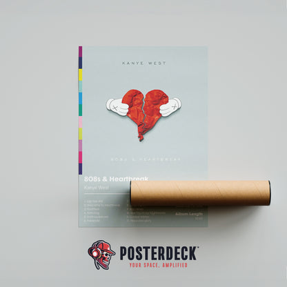 Kanye West '808s & Heartbreak' Album Poster