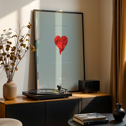 Kanye West '808s & Heartbreak' Poster
