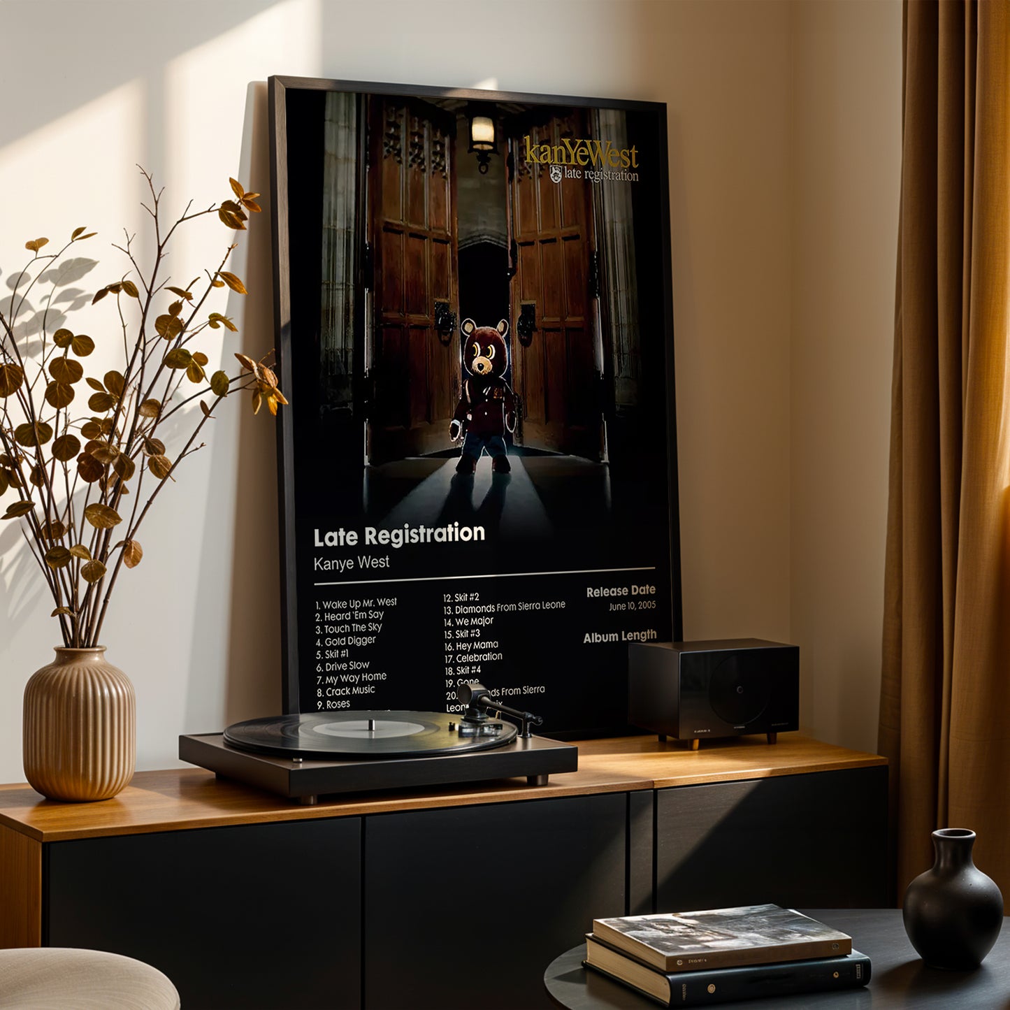 Kanye West 'Late Registration' Album Poster
