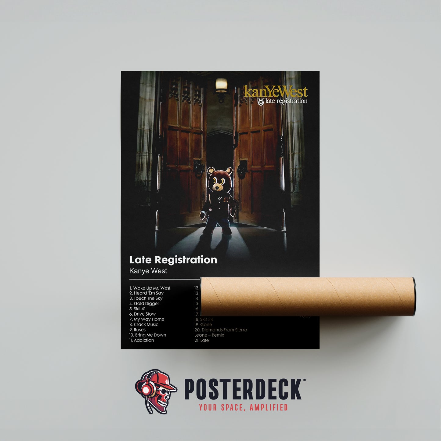 Kanye West 'Late Registration' Album Poster