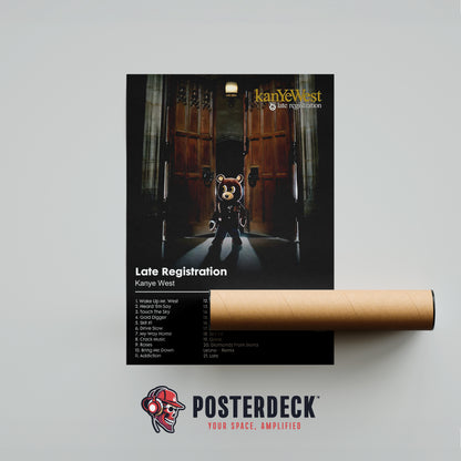 Kanye West 'Late Registration' Album Poster