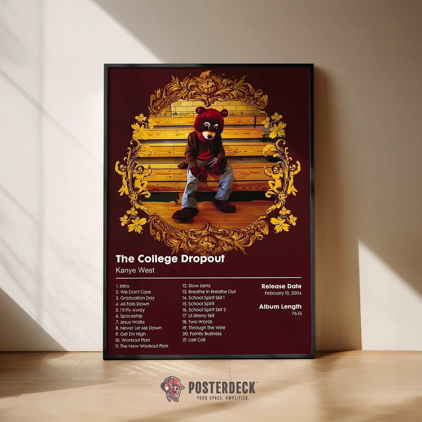 Kanye West 'The College Dropout' Album Poster