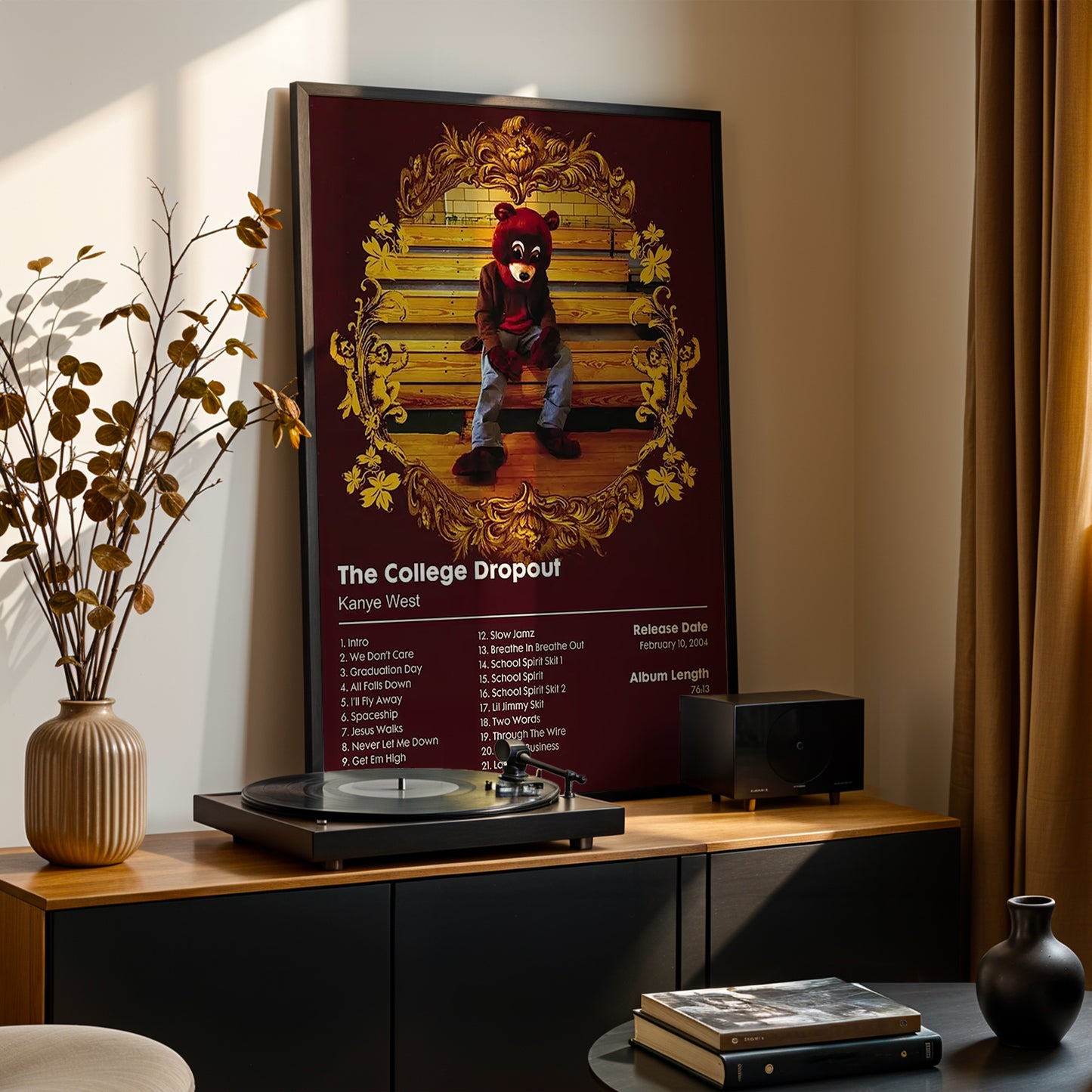 Kanye West 'The College Dropout' Album Poster