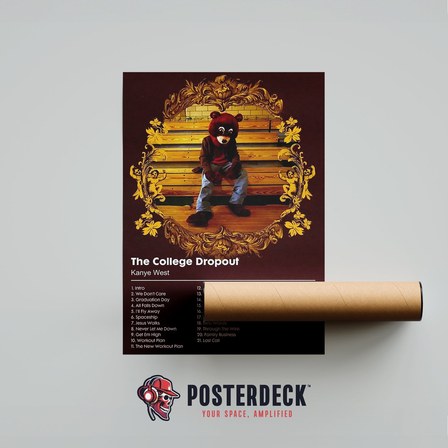 Kanye West 'The College Dropout' Album Poster