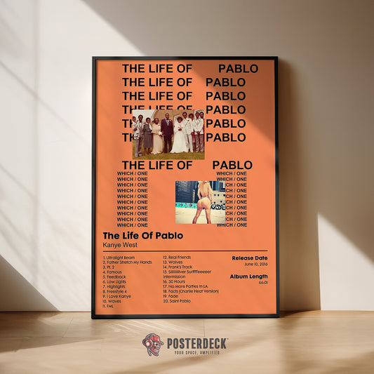 Kanye West 'The Life of Pablo' Album Poster