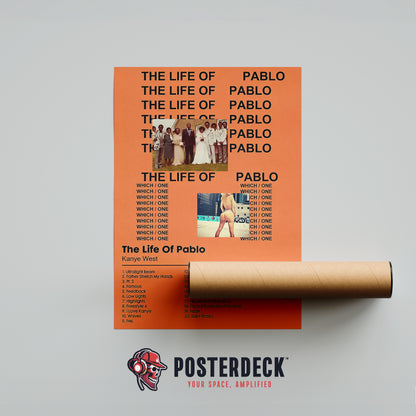 Kanye West 'The Life of Pablo' Album Poster