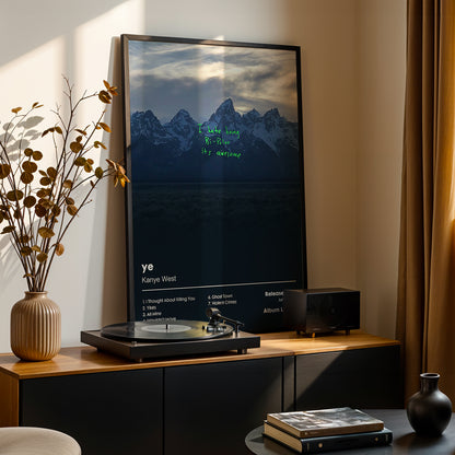 Kanye West 'YE' Album Poster