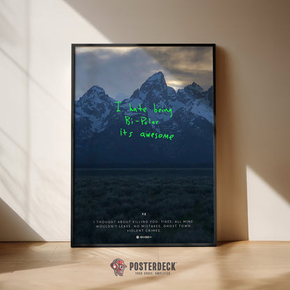 Kanye West 'YE' Poster
