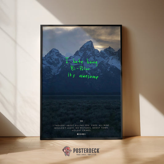 Kanye West 'YE' Poster