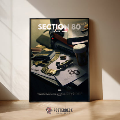 Kendrick Lamar 'Section 80' Poster