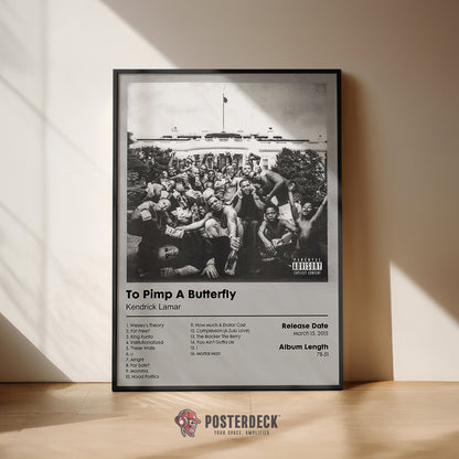 Kendrick Lamar 'Lamar To Pimp A Butterfly' Album Poster