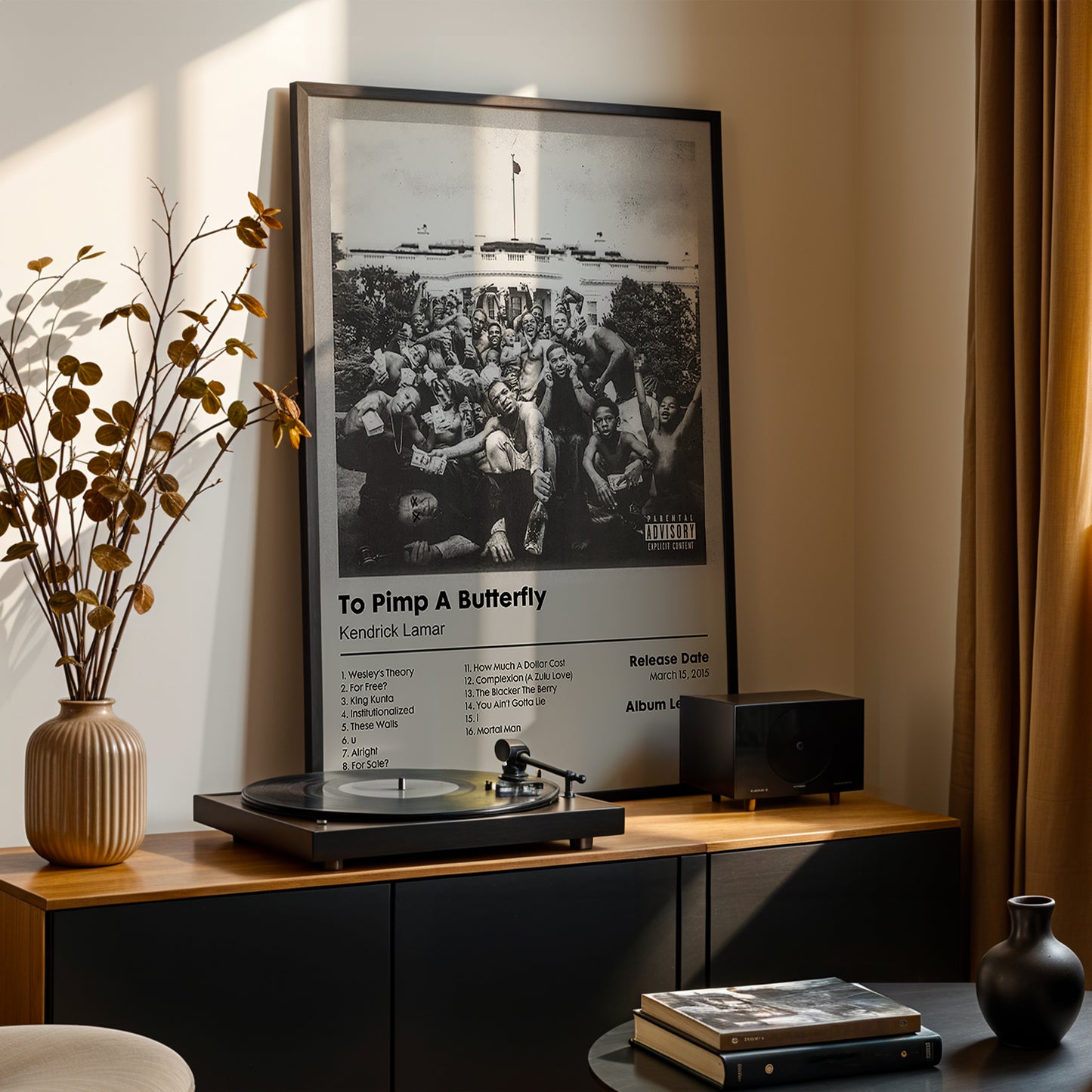 Kendrick Lamar 'Lamar To Pimp A Butterfly' Album Poster