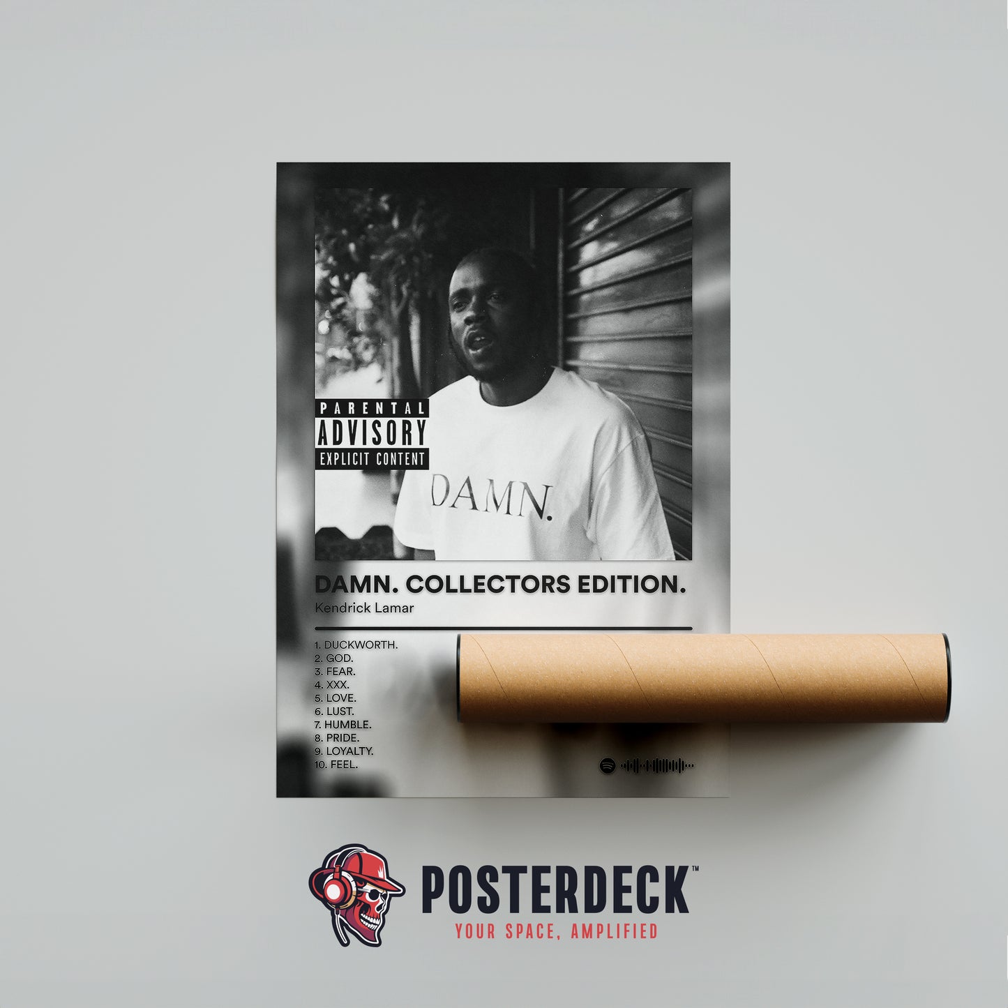 Kendrick Lamar 'Damn. Collectors Edition.' Album Poster