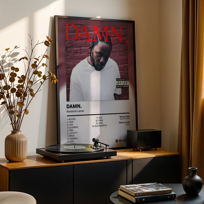 Kendrick Lamar 'Damn' Album Poster