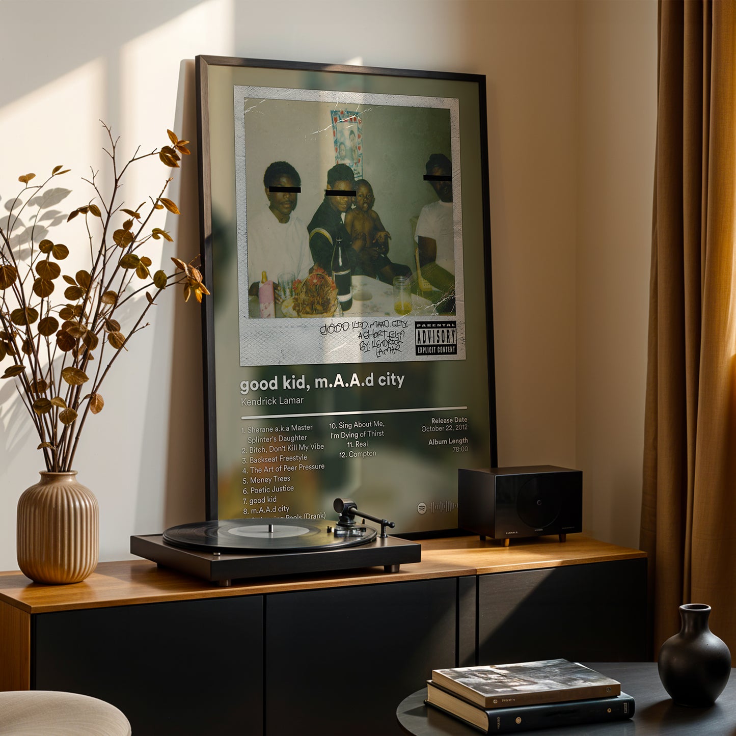 Kendrick Lamar 'Good Kid, M.A.A.D City' Album Poster