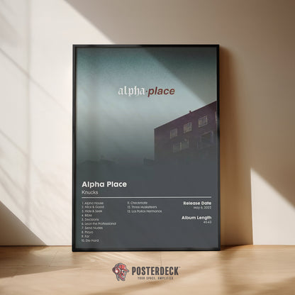 Knucks 'Alpha Place' Album Poster