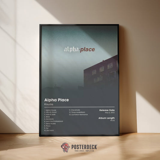 Knucks 'Alpha Place' Album Poster