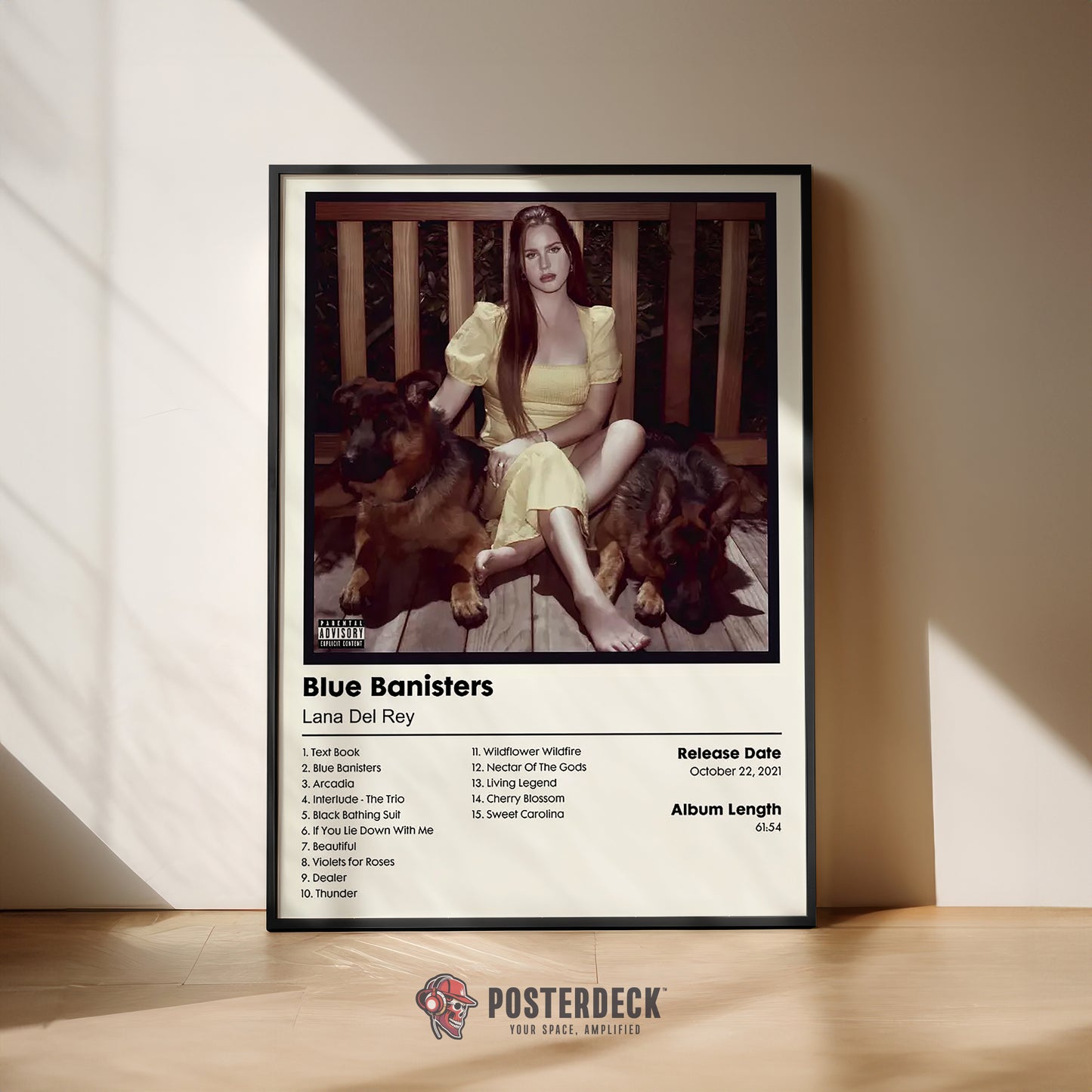 Lana Del Rey 'Blue Banisters' Album Poster