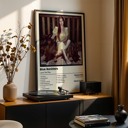 Lana Del Rey 'Blue Banisters' Album Poster