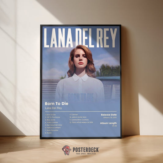 Lana Del Rey 'Born To Die' Album Poster
