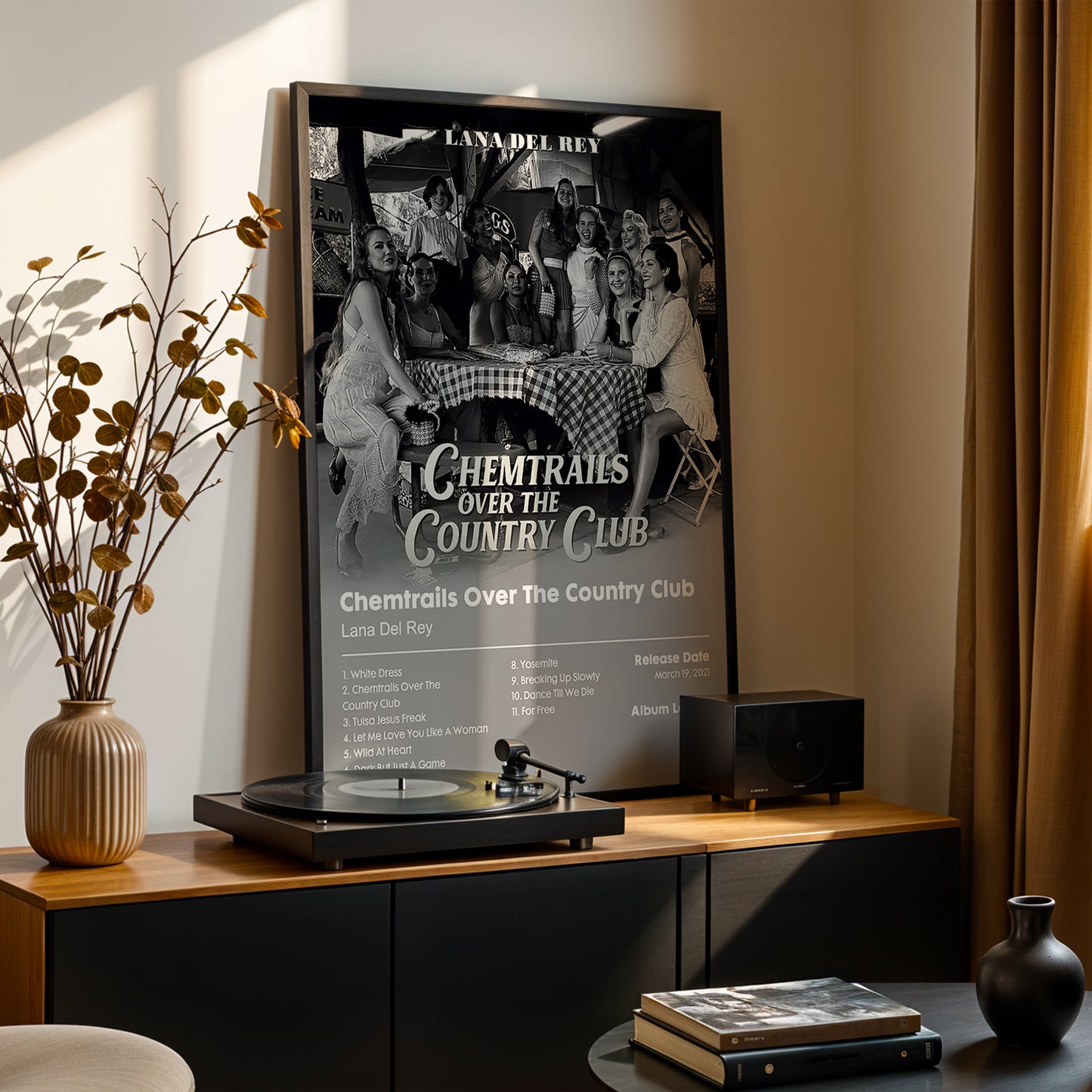 Lana Del Rey 'Chemtrails Over The Country Club' Album Poster