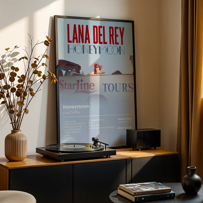Lana Del Rey 'Honeymoon' Album Poster