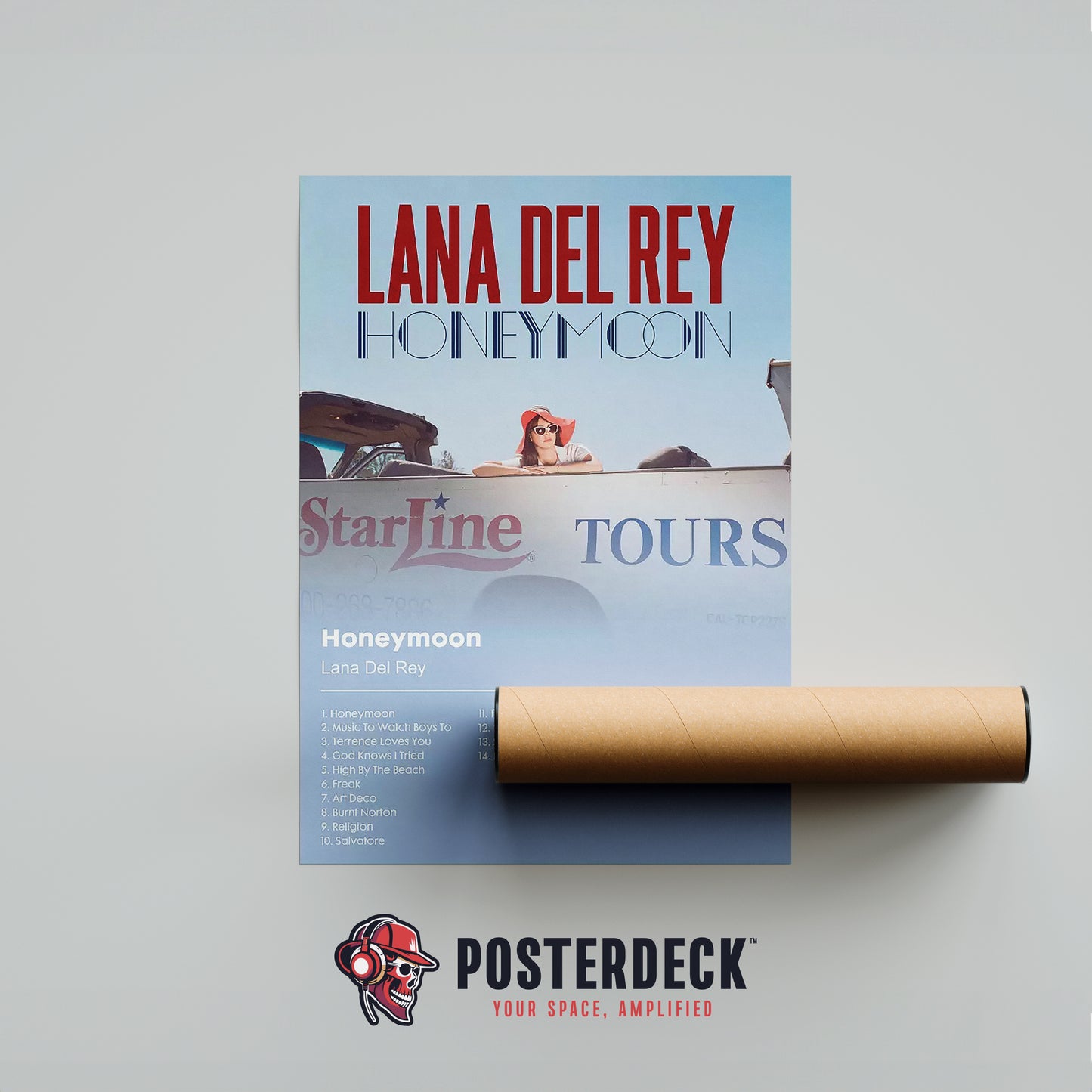 Lana Del Rey 'Honeymoon' Album Poster