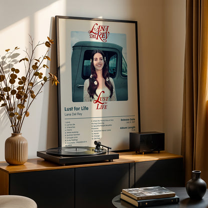 Lana Del Rey 'Lust For Life' Album Poster