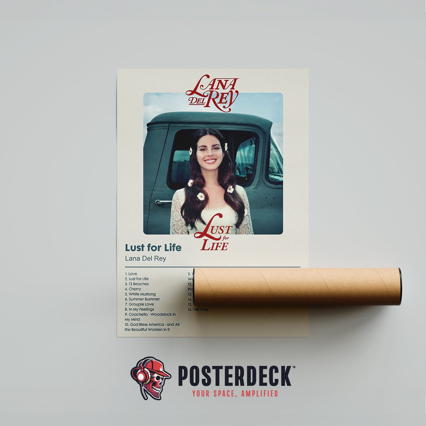 Lana Del Rey 'Lust For Life' Album Poster