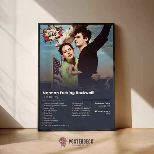 Lana Del Rey 'Norman F*cking Rockwell' Album Poster