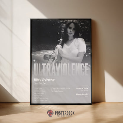Lana Del Rey 'Ultraviolence' Album Poster