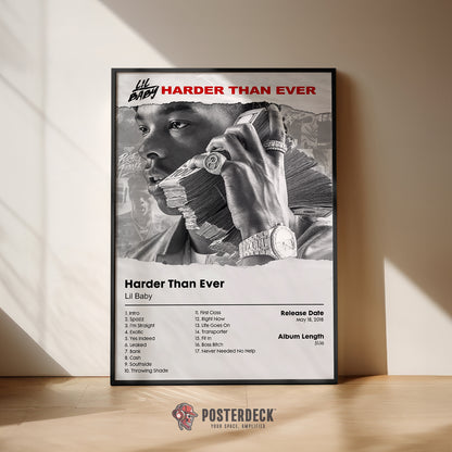 Lil Baby 'Harder Than Ever' Album Poster