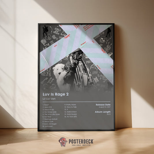 Lil Uzi Vert 'Luv Is Rage 2' Album Poster