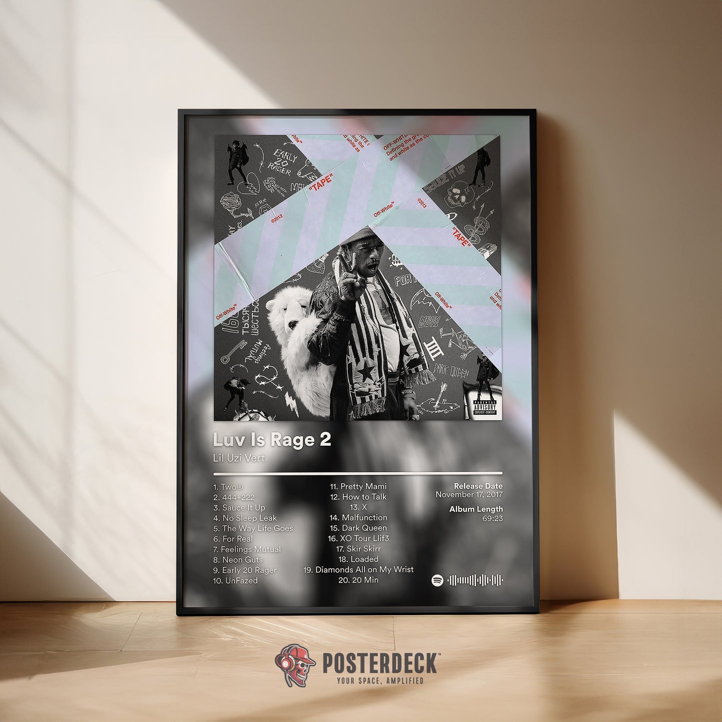 Lil Uzi Vert 'Luv Is Rage 2' Album Poster