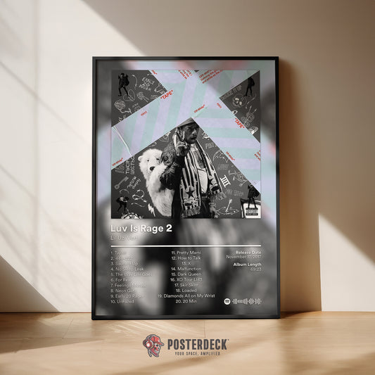 Lil Uzi Vert 'Luv Is Rage 2' Album Poster