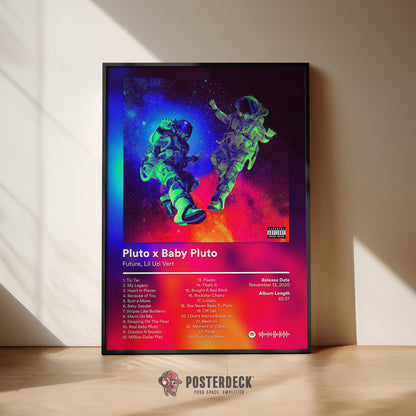 Lil Uzi Vert 'Pluto x Baby Pluto' Album Poster