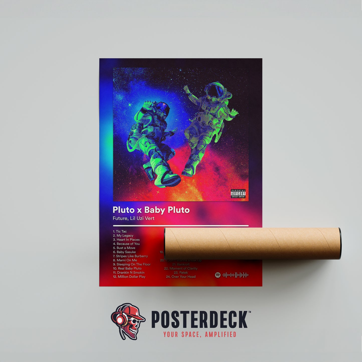 Lil Uzi Vert 'Pluto x Baby Pluto' Album Poster