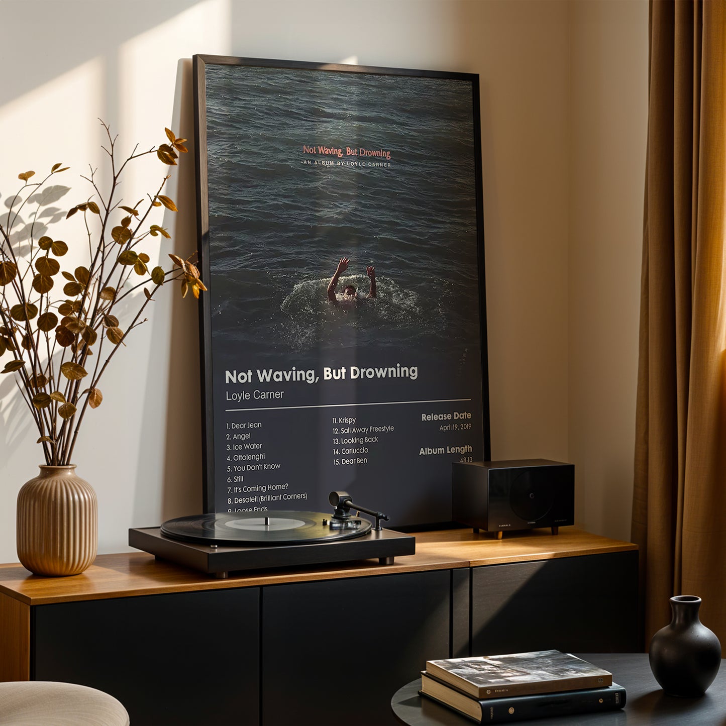 Loyle Carner 'Not Waving, But Drowning' Album Poster