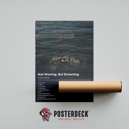 Loyle Carner 'Not Waving, But Drowning' Album Poster
