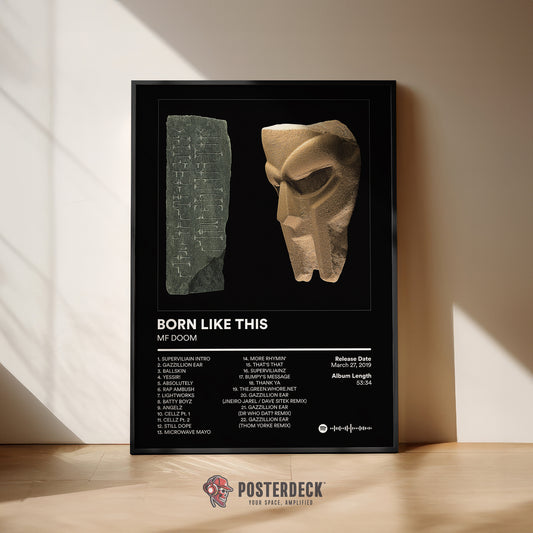 MF DOOM 'Born Like This' Album Poster